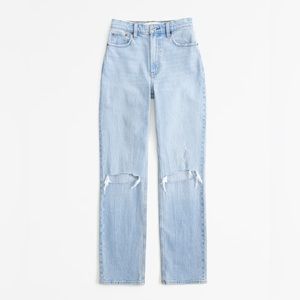 Abercrombie Ultra High Rise 90s Straight Jean